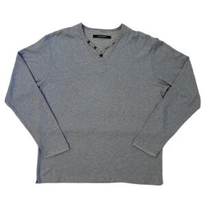 Intermezzo Long Sleeve Grey Shirt Size Large